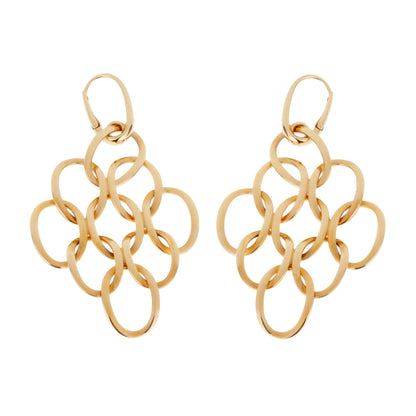 Pomellato Brera 18k Rose Gold Drop Dangle Earrings