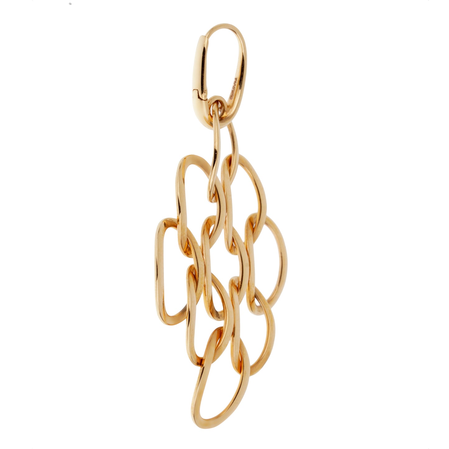Pomellato Brera 18k Rose Gold Drop Dangle Earrings