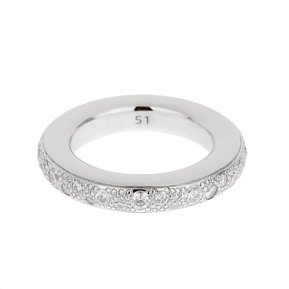 Pomellato Iconica 18k White Gold Diamond Eternity Band Ring