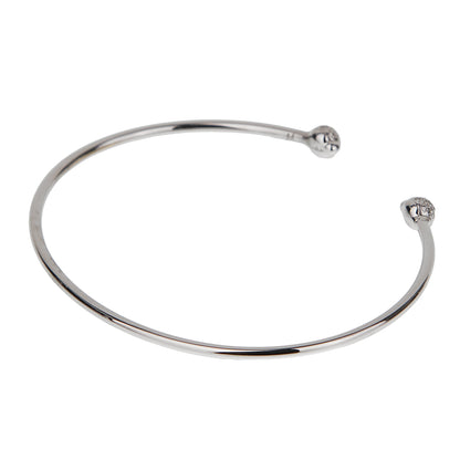 Pomellato M'ama Non M'ama 18k White Gold Diamond Cuff Bracelet