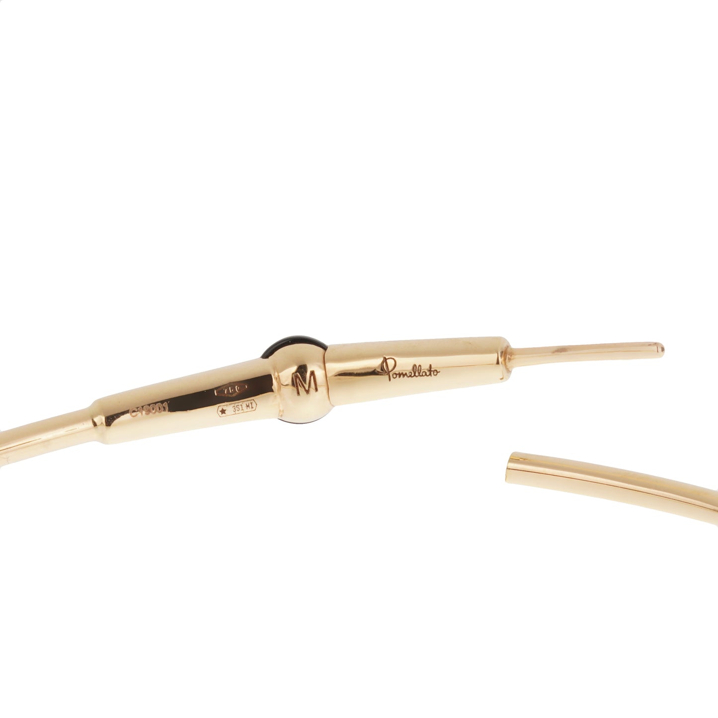 Pomellato M'ama Non M'ama 18k Rose Gold Onyx Diamond Bracelet