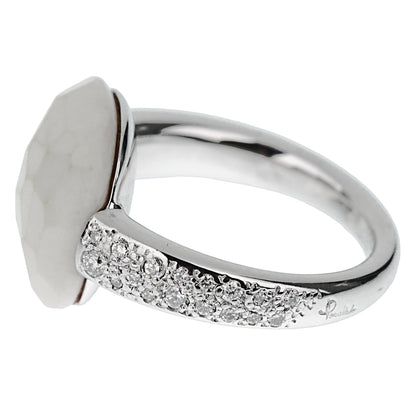 Pomellato Opal Capri White Gold Diamond Cocktail Ring