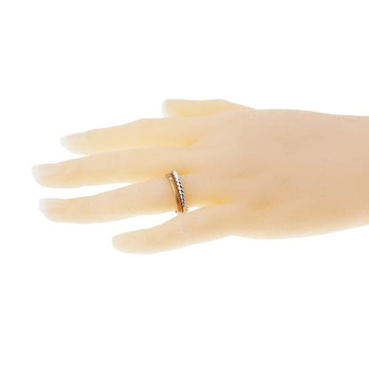 Pomellato Rose White Gold Diamond Stacking Band Ring Sz 7