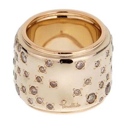 Pomellato Sabbia Diamond Band Gold Ring