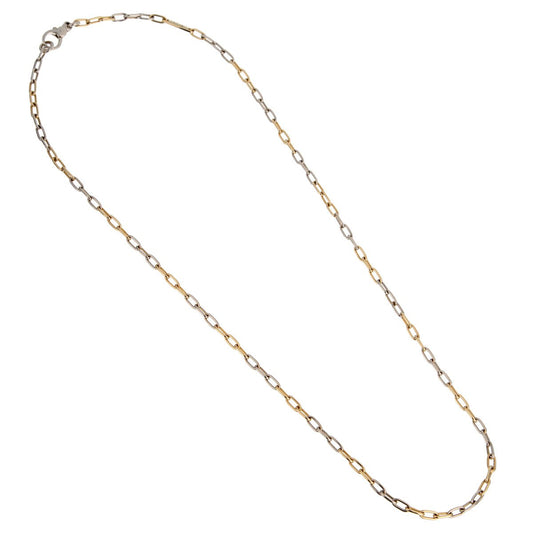 Pomellato Two Tone Chain Link Vintage Necklace