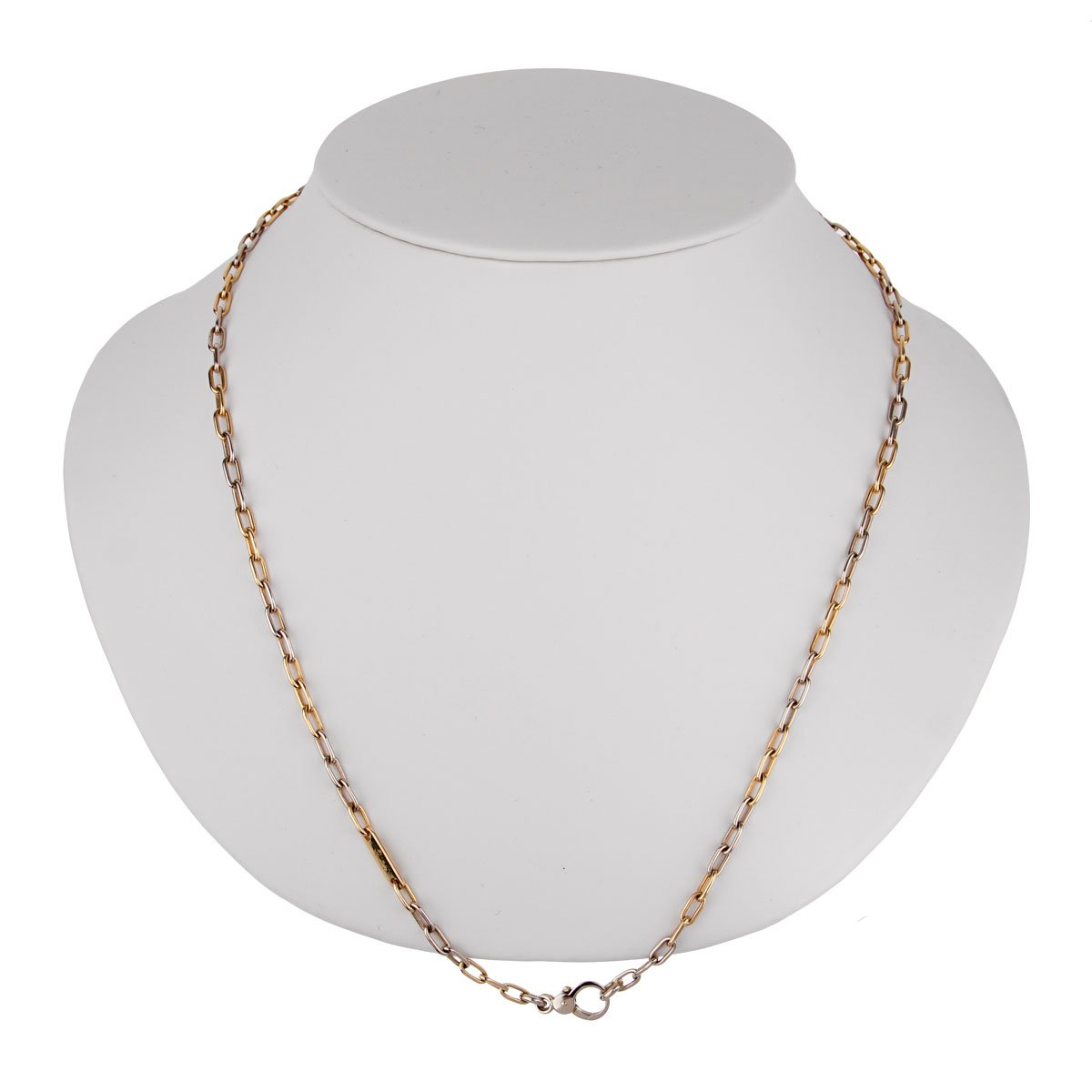 Pomellato Two Tone Chain Link Vintage Necklace