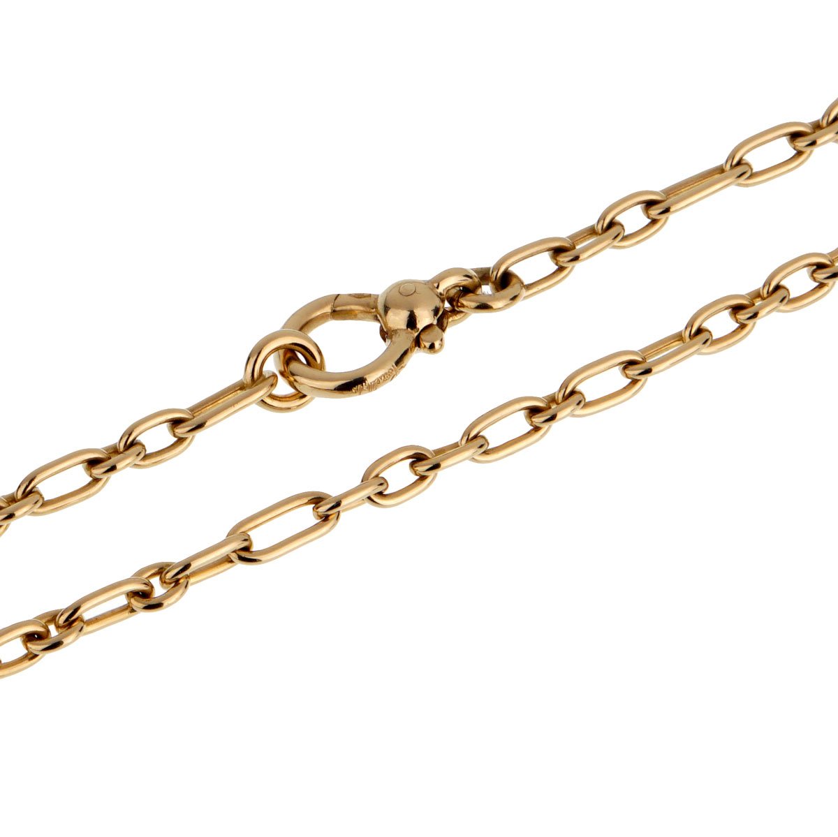 Pomellato Vintage Yellow Gold Chain Link Necklace