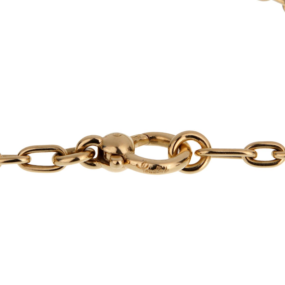 Pomellato Yellow Gold Chain Link Necklace