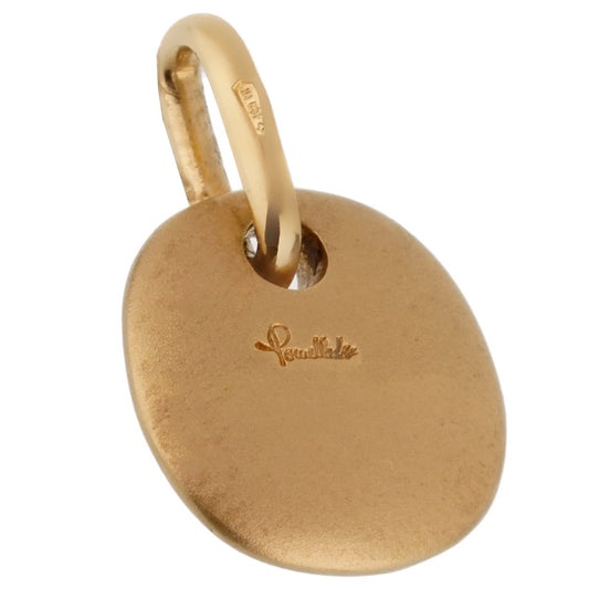 Pomellato 18k Yellow Gold Circular Charm Pendant Necklace