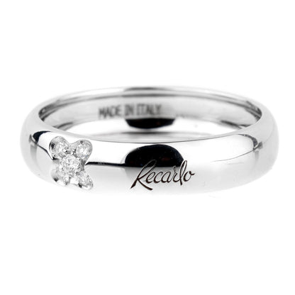 Recarlo Clover Diamond White Gold Ring