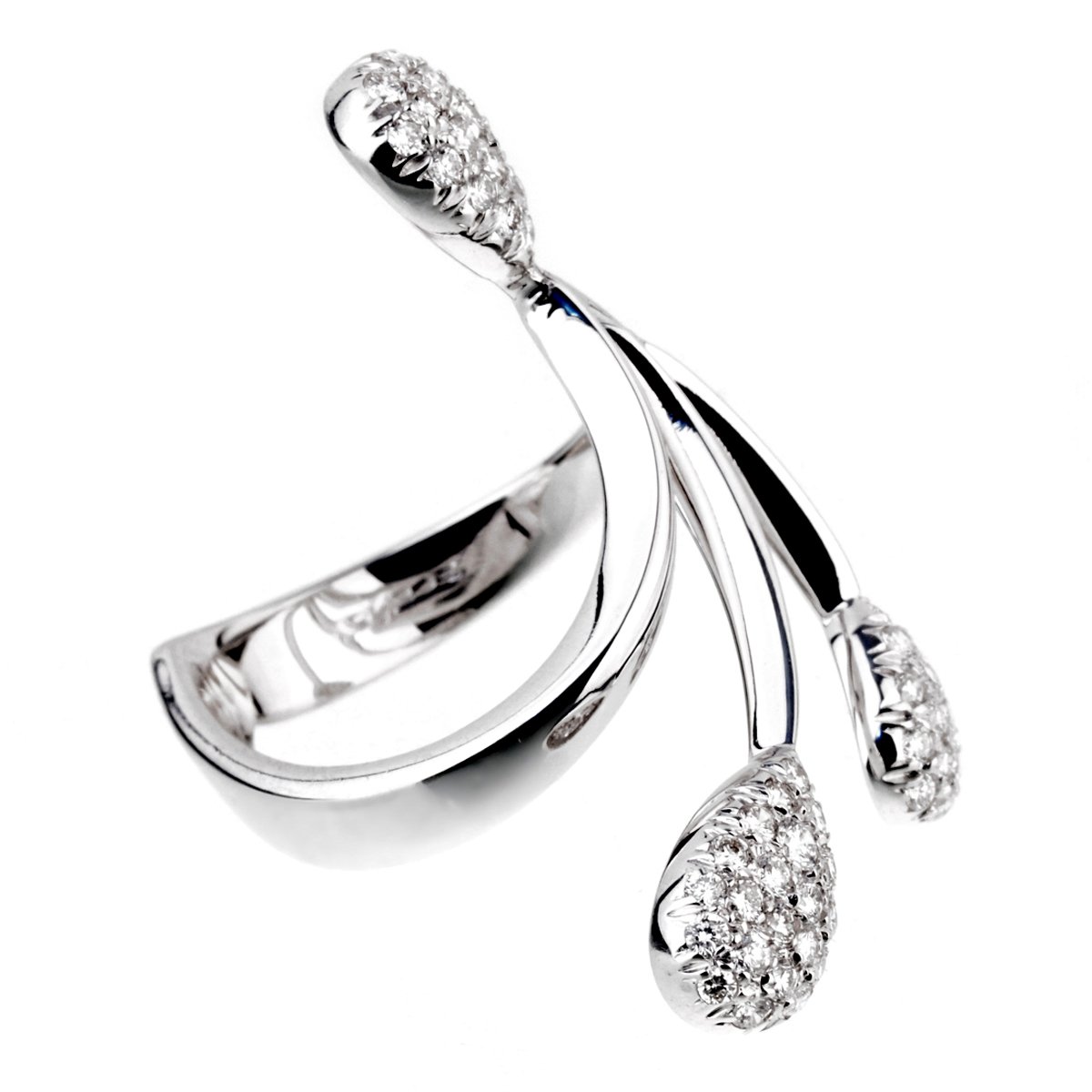 Scavia White Gold Diamond Cocktail Ring
