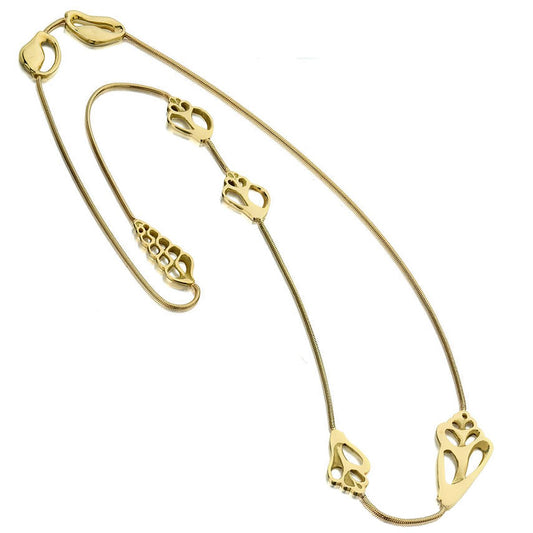 Tiffany & Co Angela Cummings Yellow Gold Seashell Necklace