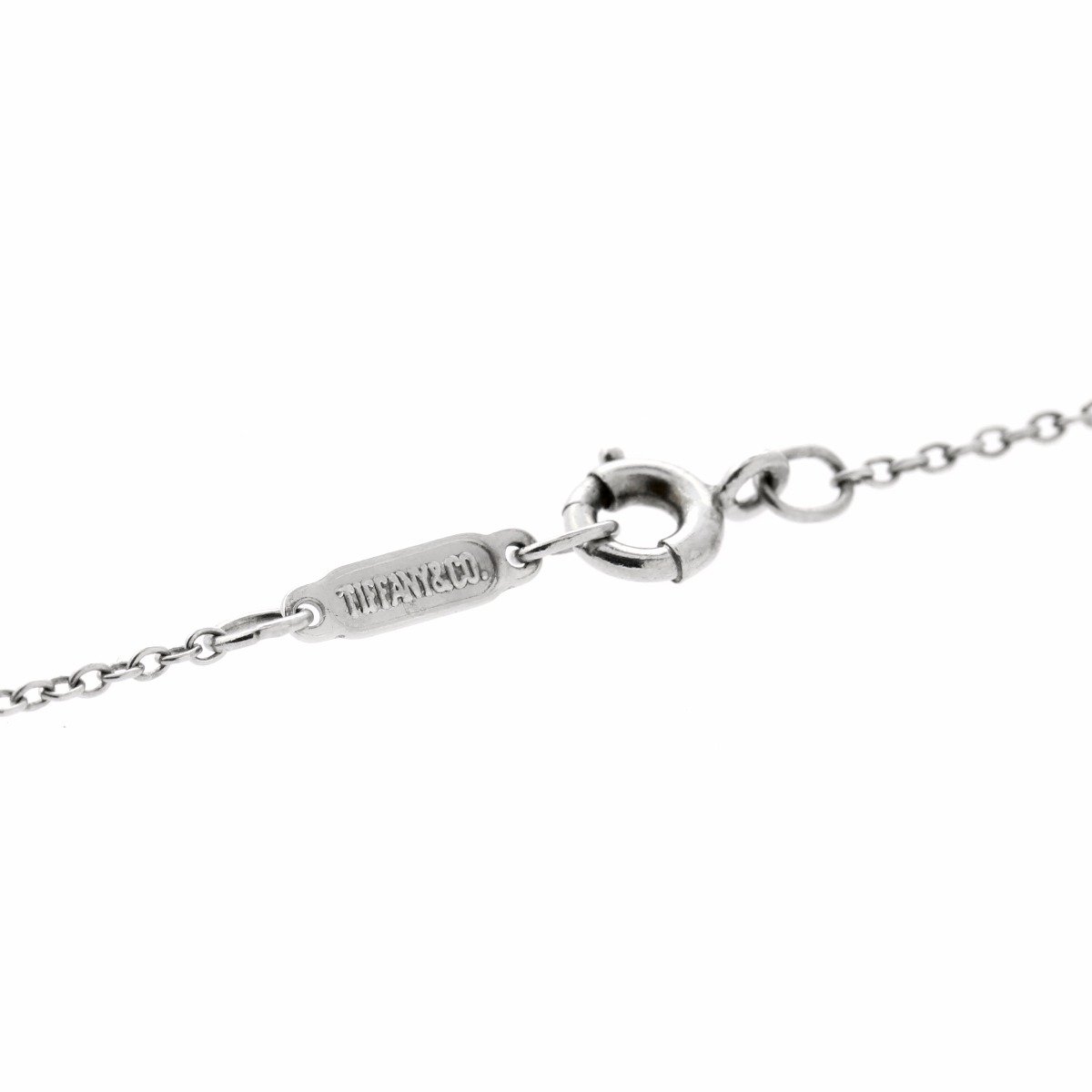Tiffany & Co Diamond Cross Platinum Necklace