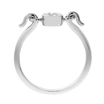 Tiffany & Co Diamond Solitaire Platinum Ring