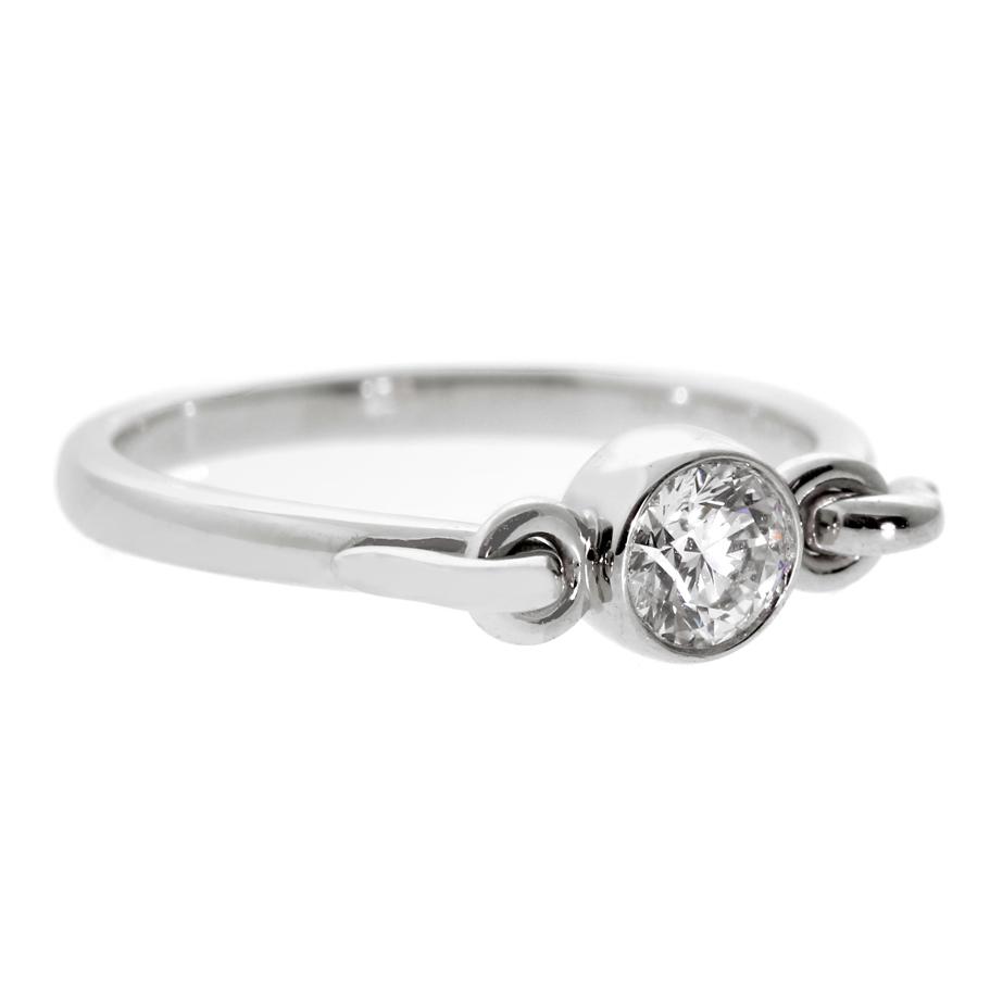 Tiffany & Co Diamond Solitaire Platinum Ring