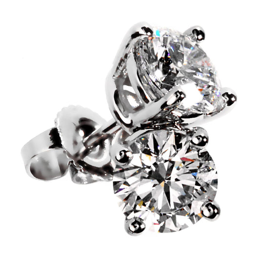 Tiffany & Co Diamond Stud Platinum Earrings