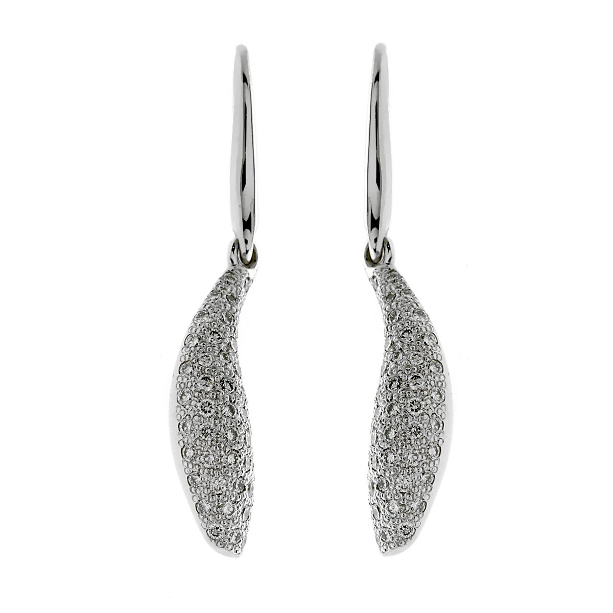 Tiffany & Co Diamond White Gold Earrings