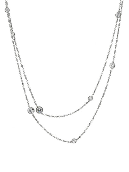 Tiffany & Co Diamonds by the Yard Platinum Necklace