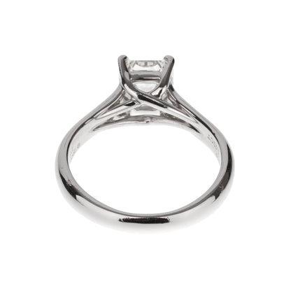 Tiffany & Co Lucida Cut Diamond Platinum Engagement Ring
