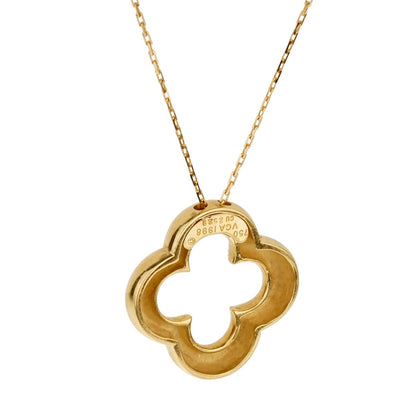 Van Cleef and Arpels Vintage Alhambra Gold Necklace