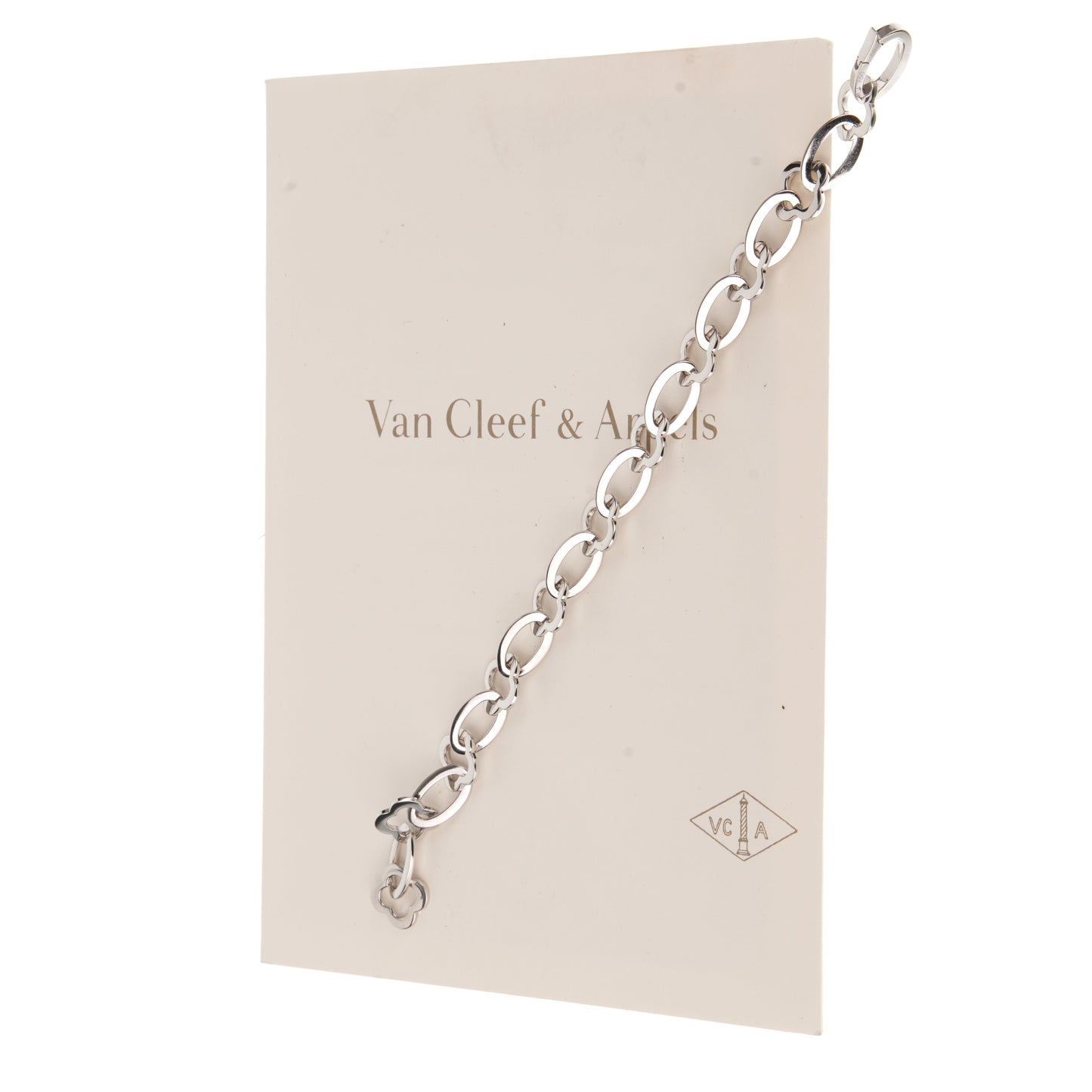 Van Cleef & Arpels 18k White Gold Alhambra Bracelet