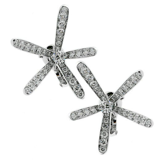 Van Cleef Arpels Caresse d Eole Diamond Earrings