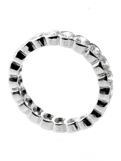 Van Cleef & Arpels Diamond Eternity White Gold Band