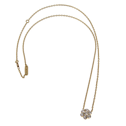 Van Cleef & Arpels Fleurette Diamond Pendant 18k Yellow Gold Necklace