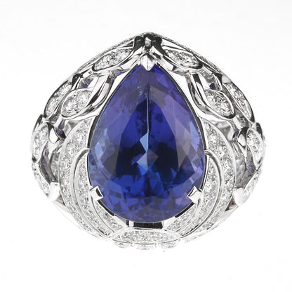 Van Cleef & Arpels Les Jardins 18k White Gold Tanzanite & Diamond Suite