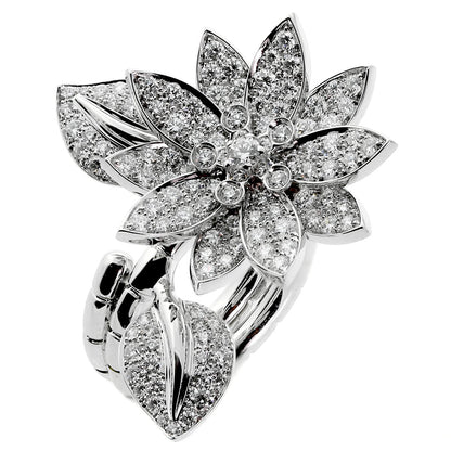 Van Cleef & Arpels Lotus Diamond Ring