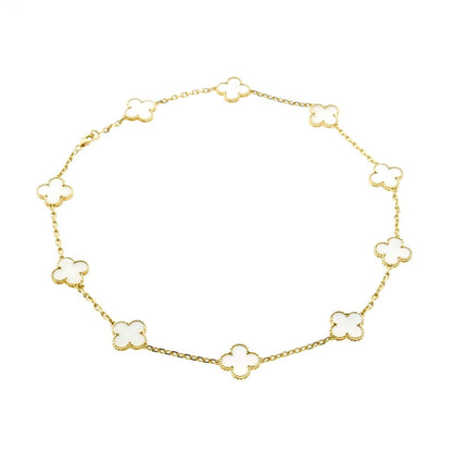 Van Cleef Arpels Mother of Pearl Alhambra Necklace