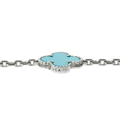 Van Cleef Arpels Turquoise Vintage Alhambra Necklace
