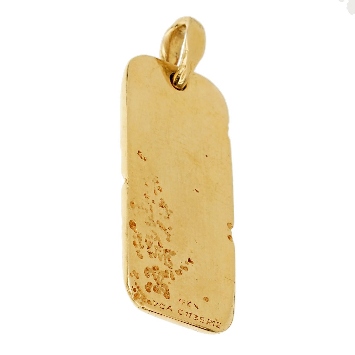 Van Cleef Arpels Vintage Pisces Yellow Gold Pendant Necklace